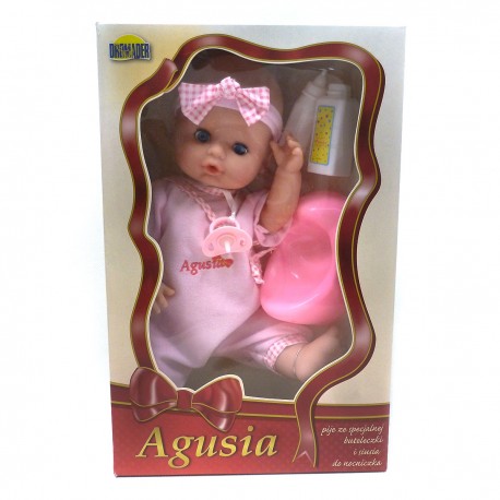 003824 LALKA AGUSIA 48 CM PIJE I SIUSIA