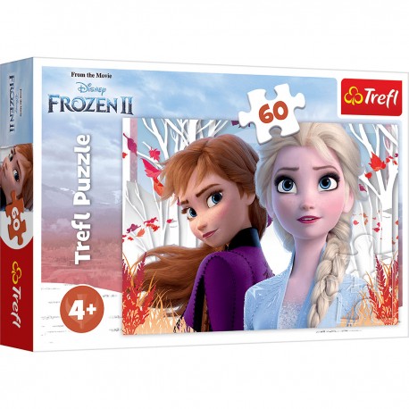17333 TREFL PUZZLE 60 EL. ANNA I ELSA ZACZAROWANY ŚWIAT