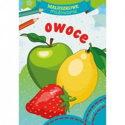 157624 KOLOROWANKA MALUSZKOWE MALOWANIE OWOCE