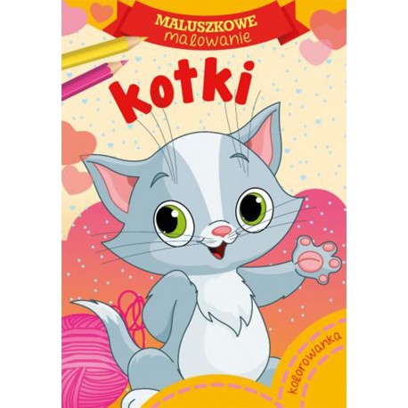 157587 KOLOROWANKA MALUSZKOWE MALOWANIE KOTKI