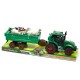872702 TRAKTOR ZE ZWIERZĘTAMI NA PRZYCZEPIE