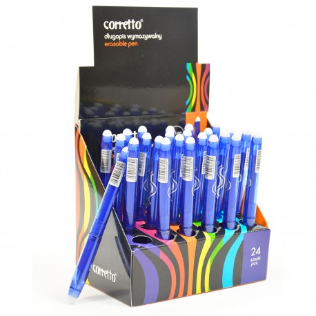 62891 DŁUGOPIS CORRETTO WYMAZYWALNY NIEBIESKI