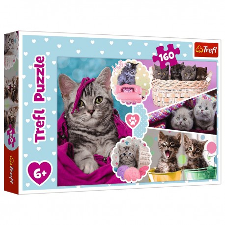 15371 TREFL PUZZLE 160 EL. UROCZE KOTKI