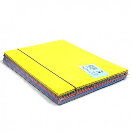 003194 TECZKA A4 Z GUMKĄ RÓŻNE KOLORY