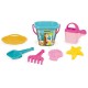 75046 WADER KOMPLET DO PIASKU 7 EL. PINK