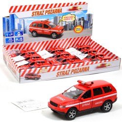027440 AUTO METAL STRAŻ POŻARNA ŚWIATŁO DŹWIĘK NAPĘD RUCHOME ELEMENTY