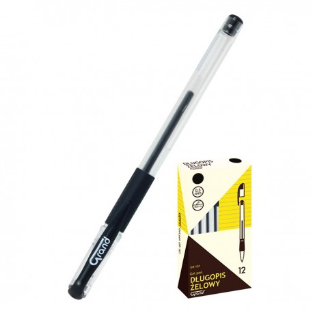 39176 DŁUGOPIS ŻELOWY CZARNY GRAND