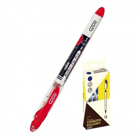 39718 DŁUGOPIS GRAND KULKOWY CZERWONY