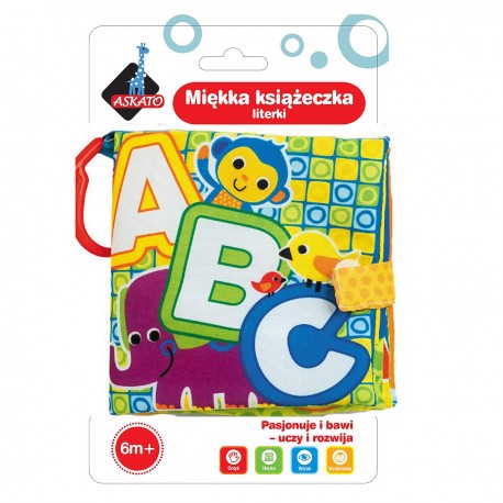 101392 ASKATO MIĘKKA KSIĄŻECZKA - LITERKI