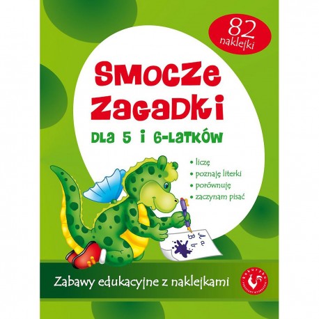 34111 KSIĄŻECZKA SMOCZE ZAGADKI DLA 5 I 6-LATKÓW