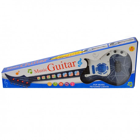 509665 GITARA W PUDEŁKU ŚWIATŁO DŹWIĘK