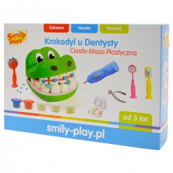 833466 SMILY PLAY KROKODYL U DENTYSTY CIASTO-MASA PLASTYCZNA