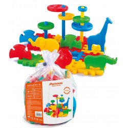 MARIOINEX KLOCKI KONSTRUKCYJNE WAFLE 36 SZTUK