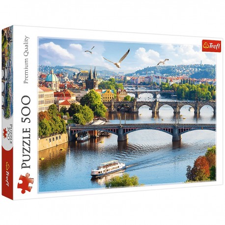 37382 TREFL PUZZLE 500 EL. PRAGA CZECHY