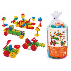 MARIOINEX KLOCKI KONSTRUKCYJNE WAFLE 150 SZTUK MIX