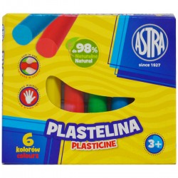 030071 ASTRA PLASTELINA 6 KOLORÓW