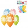 321968 GODAN BALONY HEL CYFRA 5 KOLOROWE 13 CALI