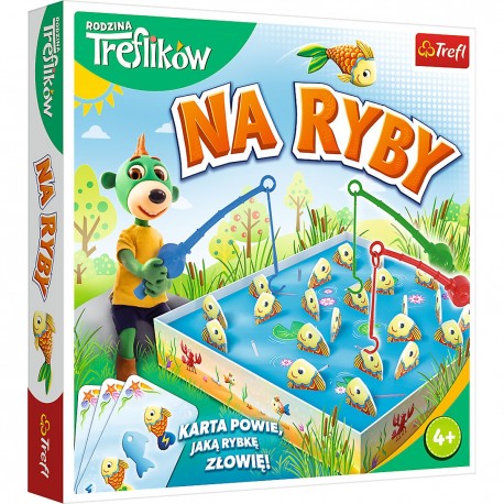 01963 TREFL GRA 15 GIER NA RYBY RODZINA TREFLIKÓW
