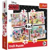 34355 TREFL PUZZLE 4W1 MYSZKA I PRZYJACIELE