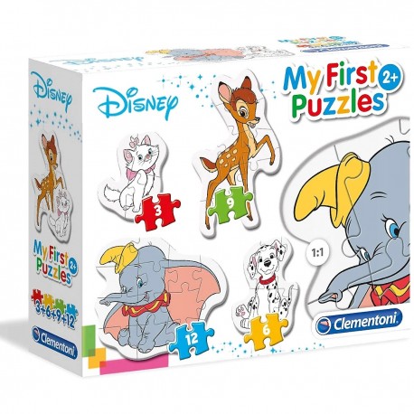 208104 CLEMENTONI MOJE PIERWSZE PUZZLE DISNEY ZWIERZĘTA