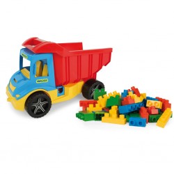 32330 WADER MULTI TRUCK WYWROTKA Z KLOCKAMI