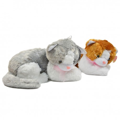 DF3478 MASKOTKA PLUSZOWY KOTEK LEŻĄCY