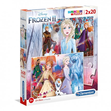247592 CLEMENTONI PUZZLE 2X20 EL FROZEN II