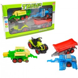 112020 ZESTAW FARMA TRAKTOR + 3 MASZYNY ROLNICZE