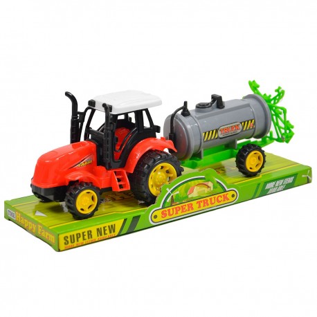 931645 TRAKTOR Z BECZKĄ I MASZYNĄ ROLNICZĄ