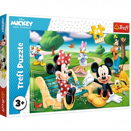 14344 TREFL PUZZLE 24 EL MAXI MYSZKA MICKEY MIKI