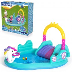 53097 BESTWAY BASEN PLAC ZABAW ZE ZJEZDZALNIĄ 274 CM