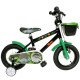 472684 ROWEREK 12" Z BOCZNYMI KOŁAMI TROLLE ZIELONY