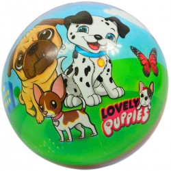 130431 PIŁKA GUMOWA KOCHANE PSIAKI