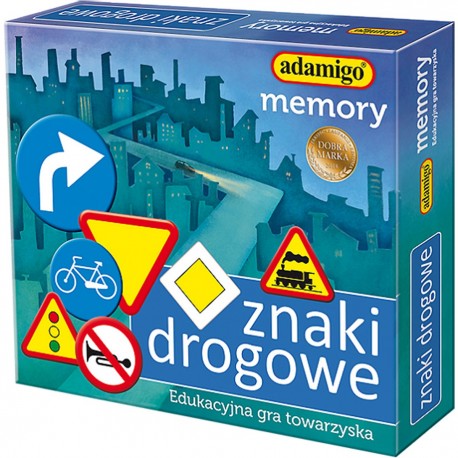 007318 ADAMIGO GRA ZNAKI DROGOWE MEMORY