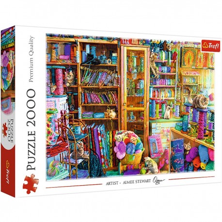 27113 TREFL PUZZLE 2000 EL. KOCI RAJ