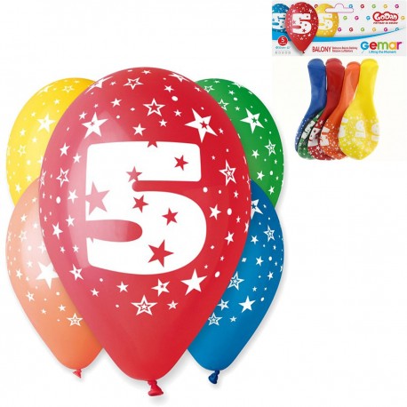 301502 GODAN BALONY PREMIUM 5 12" 5 SZTUK