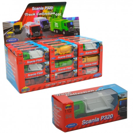 008973 WELLY SAMOCHÓD METALOWY SCANIA P320