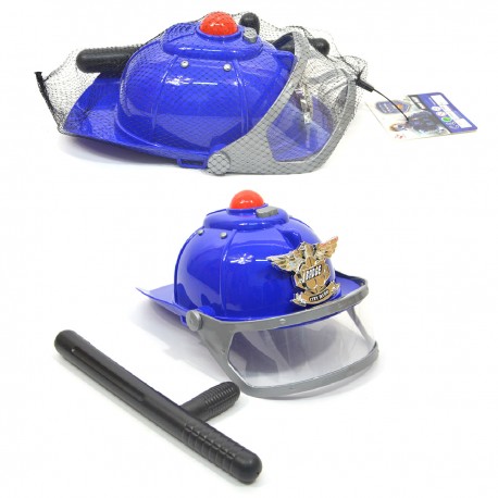 113195 ZESTAW KASK KIJ POLICYJNY W SIATCE