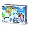 907040 PUZZLE EDUKACYJNE MAPA ŚWIATA GŁOWALA