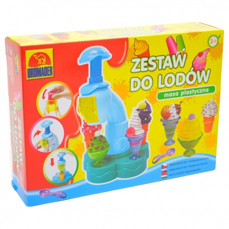 439171 MASA PLASTYCZNA CIASTOLINA ZESTAW DO LODÓW
