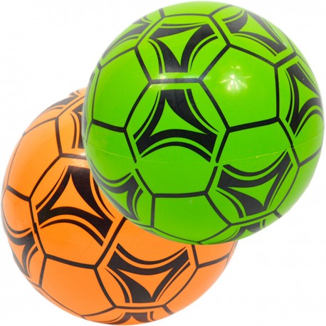 134487 PIŁKA GUMOWA SOCCER JEDNOKOLOROWA 23 CM