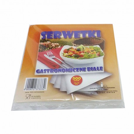 73332 SERWETKI GASTRONOMICZNE BIAŁE