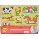 835989 SMILY PLAY UKŁADANKA DREWNIANA ZWIERZĘTA
