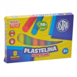 030514 ASTRA PLASTELINA 8 KOLORÓW
