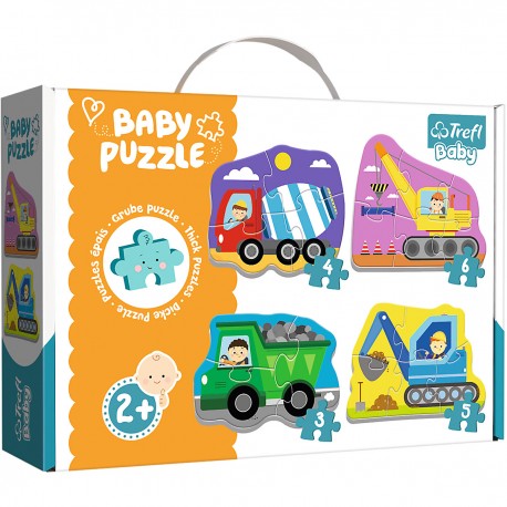 36072 TREFL BABY PUZZLE POJAZDY NA BUDOWIE