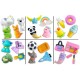 290169 STNUX ZESTAW 4 GUMEK PUZZLE
