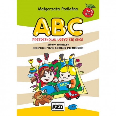 359491 NIKO KSIĄŻECZKA ABC PRZDSZKOLAK UCZYĆ SIĘ CHCE