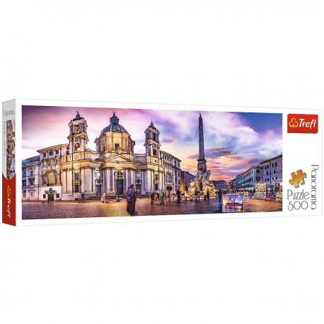 29501 TREFL PUZZLE 500 EL. PANORAMICZNE PIAZZA NAVONA, RZYM