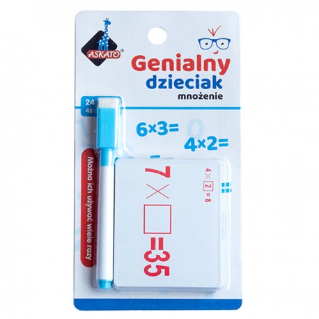 110202 FISZKI ARYMETRYCZNE MNOŻENIE GENIALNY DZIECIAK