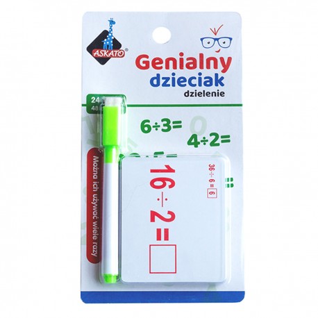 110219 FISZKI ARYMETRYCZNE DZIELENIE GENIALNY DZIECIAK